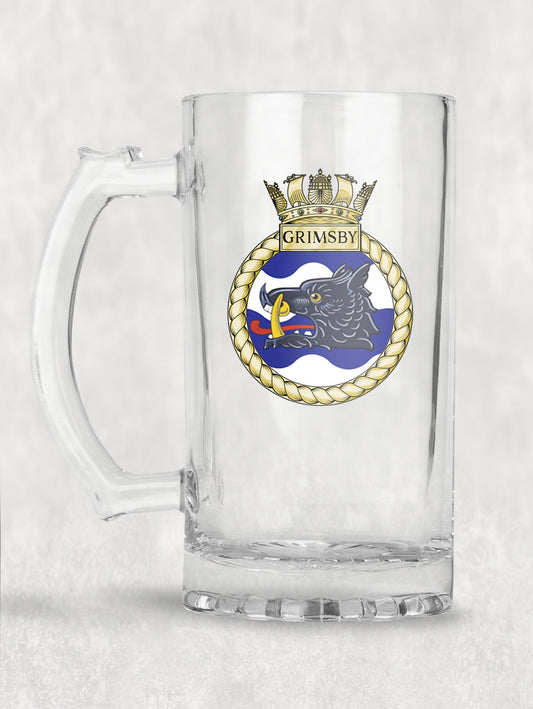 HMS Grimsby - Tankard/Beer Mug/Stein