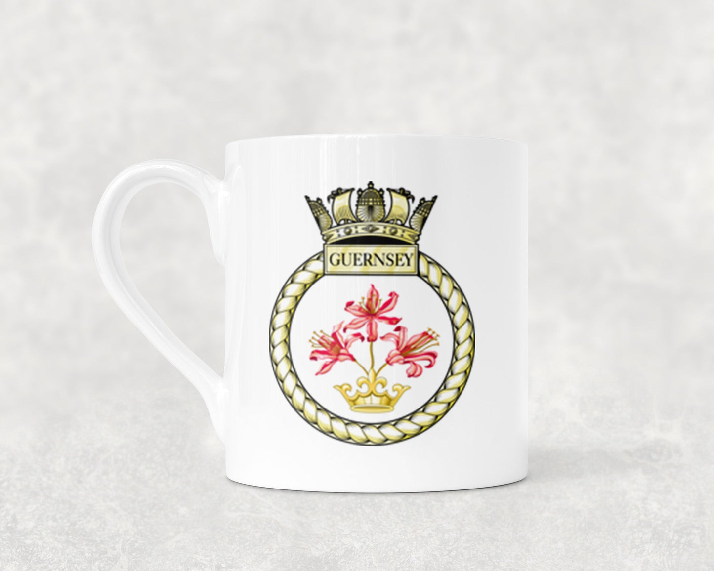 HMS Guernsey - Bone China Mug