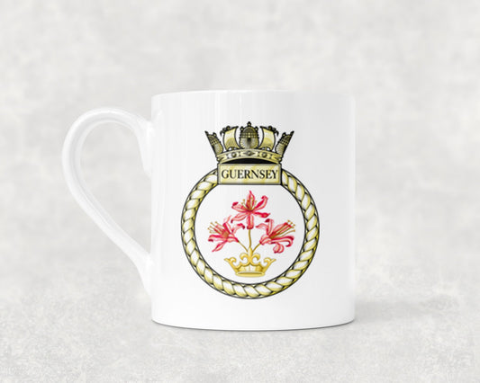 HMS Guernsey - Bone China Mug