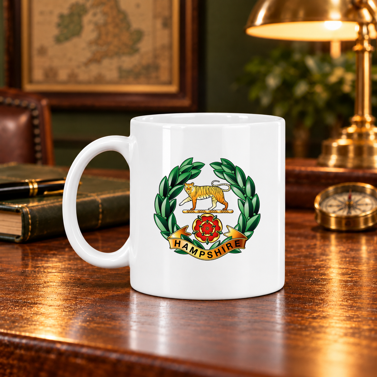 Hampshire Regiment - 11oz Mug | The Crafty Black Dog