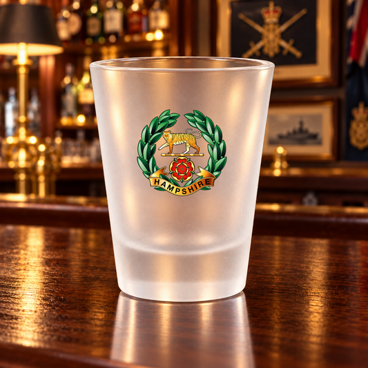 Hampshire Regiment - Shot Glasses | The Crafty Black Dog — Clear_Shot_Glass_Military_Bar_Smart_Object copy