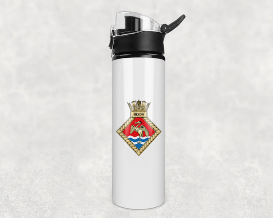 HMS Heron (RNAS Yeovilton) - Flip Top Water Bottle