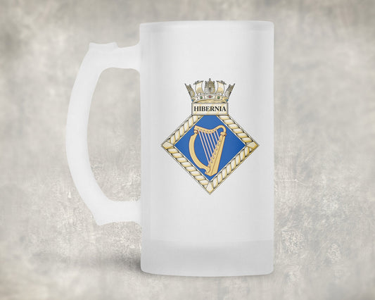HMS Hibernia - Frosted Stein/Tankard/Beer Mug - Frosted Stein/Tankard/Beer Mug