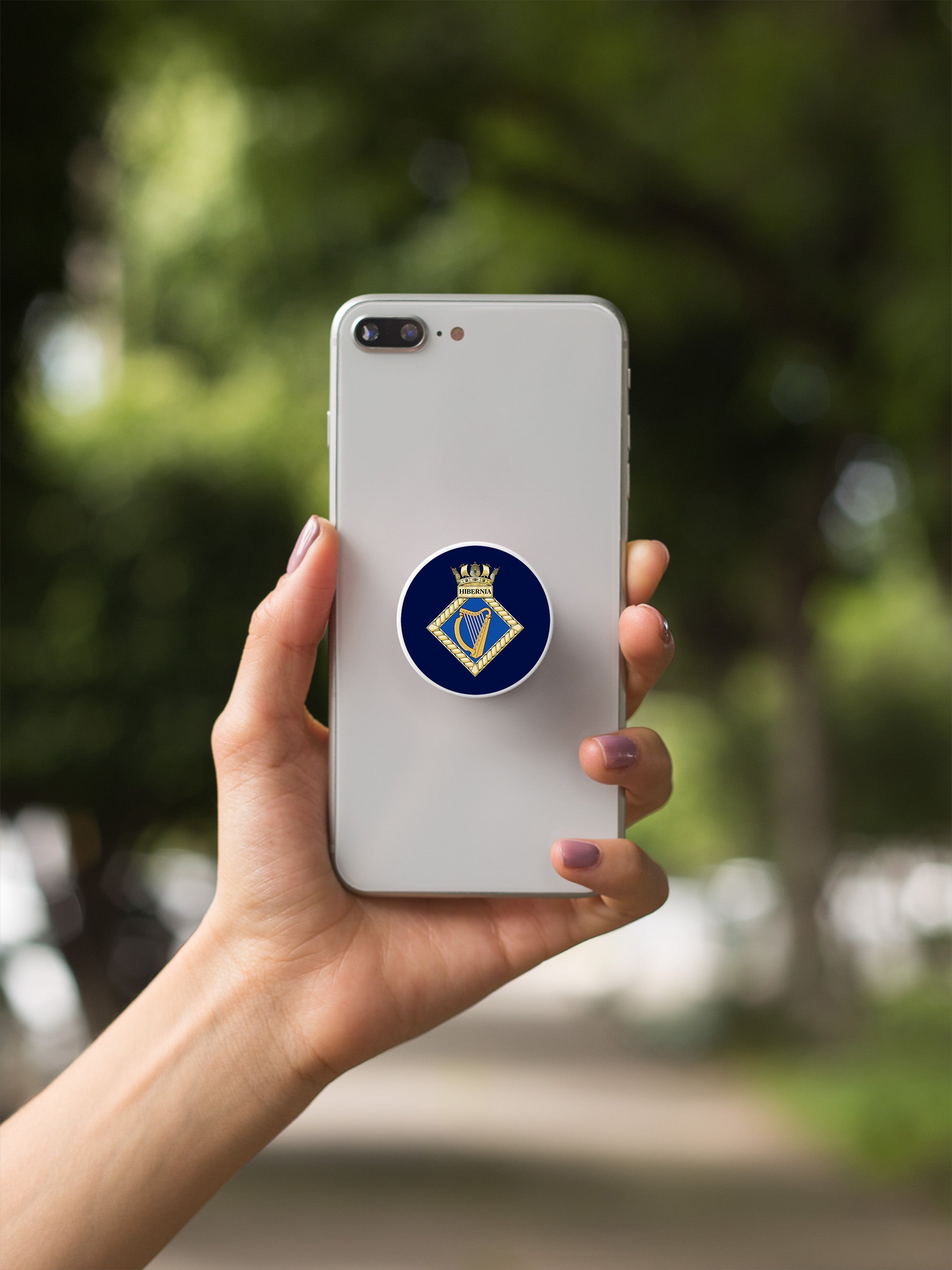 HMS Hibernia - Pop Socket Phone Grip – The Crafty Black Dog