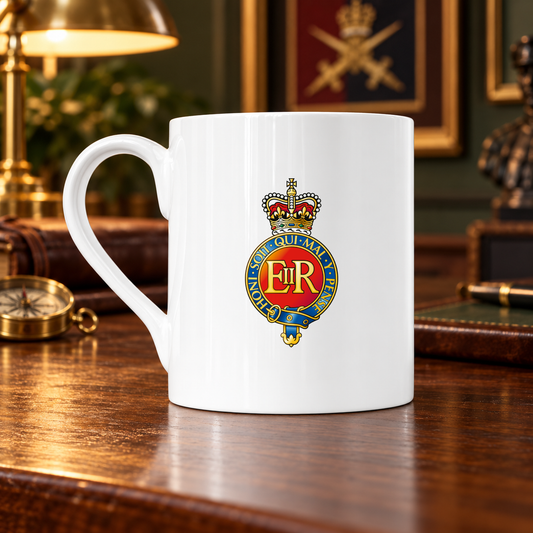 Household Cavalry Regiment. png - Bone China Mug | The Crafty Black Dog