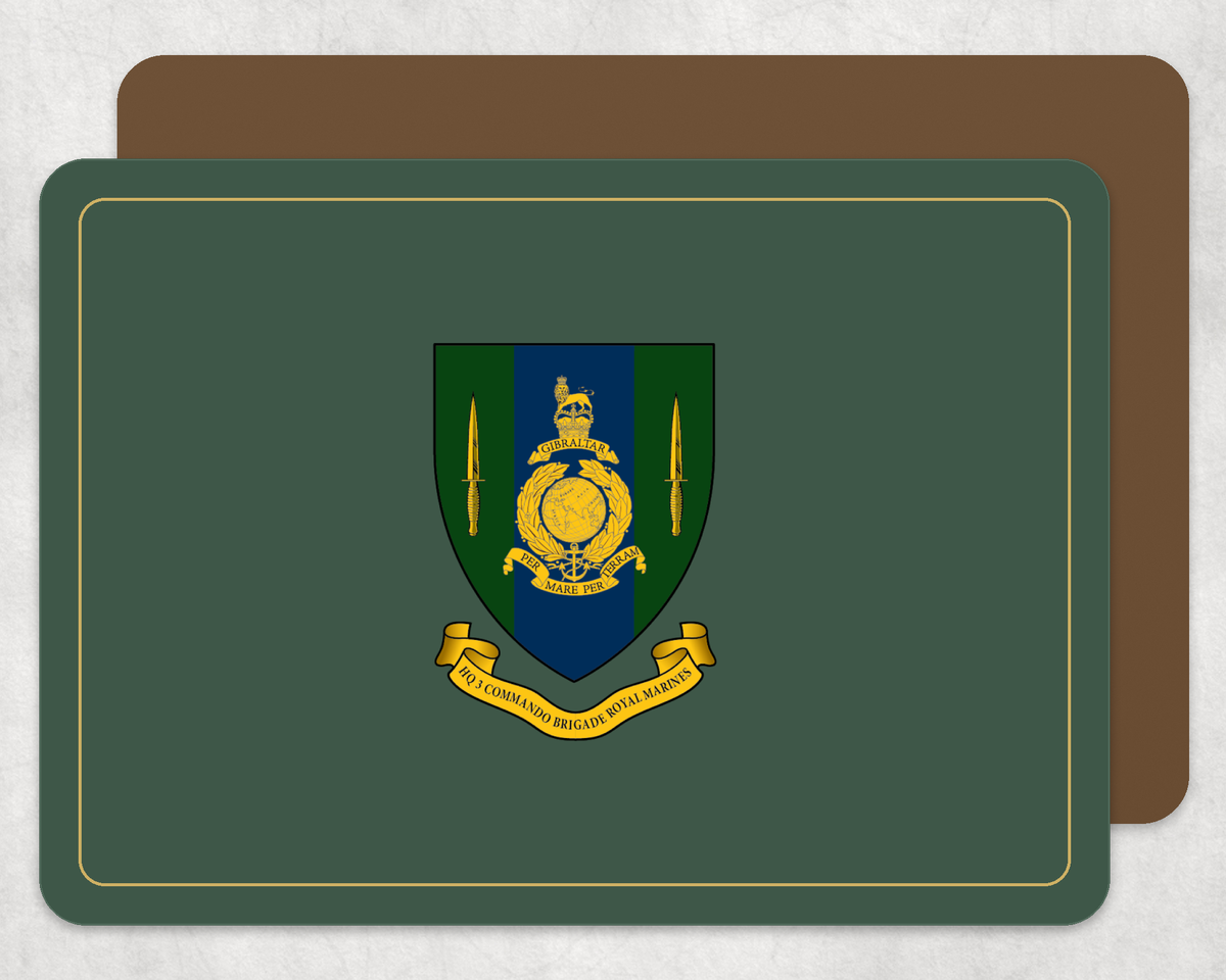 HQ 3 Cdo Bde RM - Placemat â€” RM Coaster_3E5748_Gold_Border_Smart_Object copy
