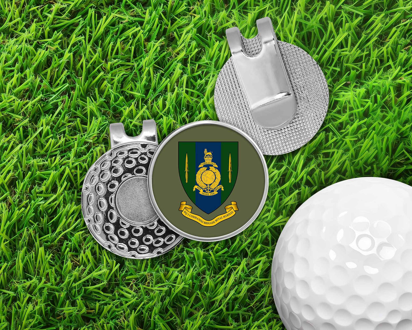 HQ 3 Cdo Bde - Golf Ball Marker Hat Clip