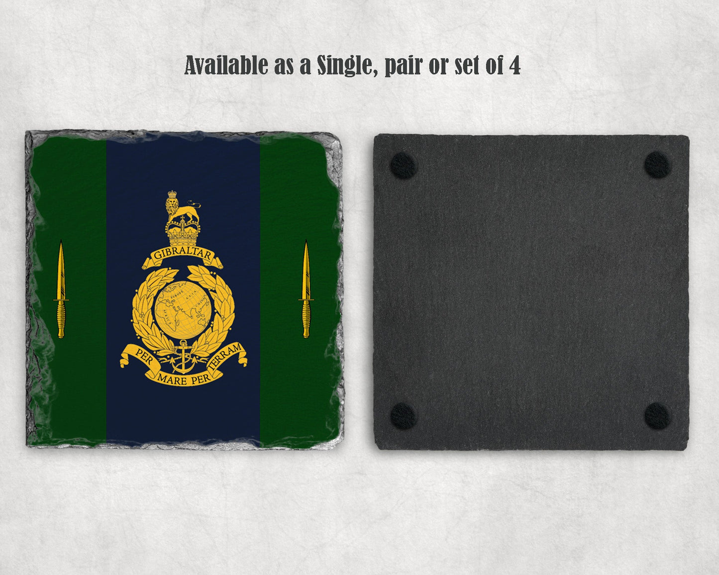 HQ 3 Cdo Bde - Slate Coaster