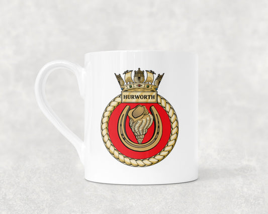 HMS Hurworth - Bone China Mug