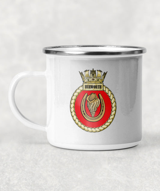 HMS Hurworth - Enamel Mug