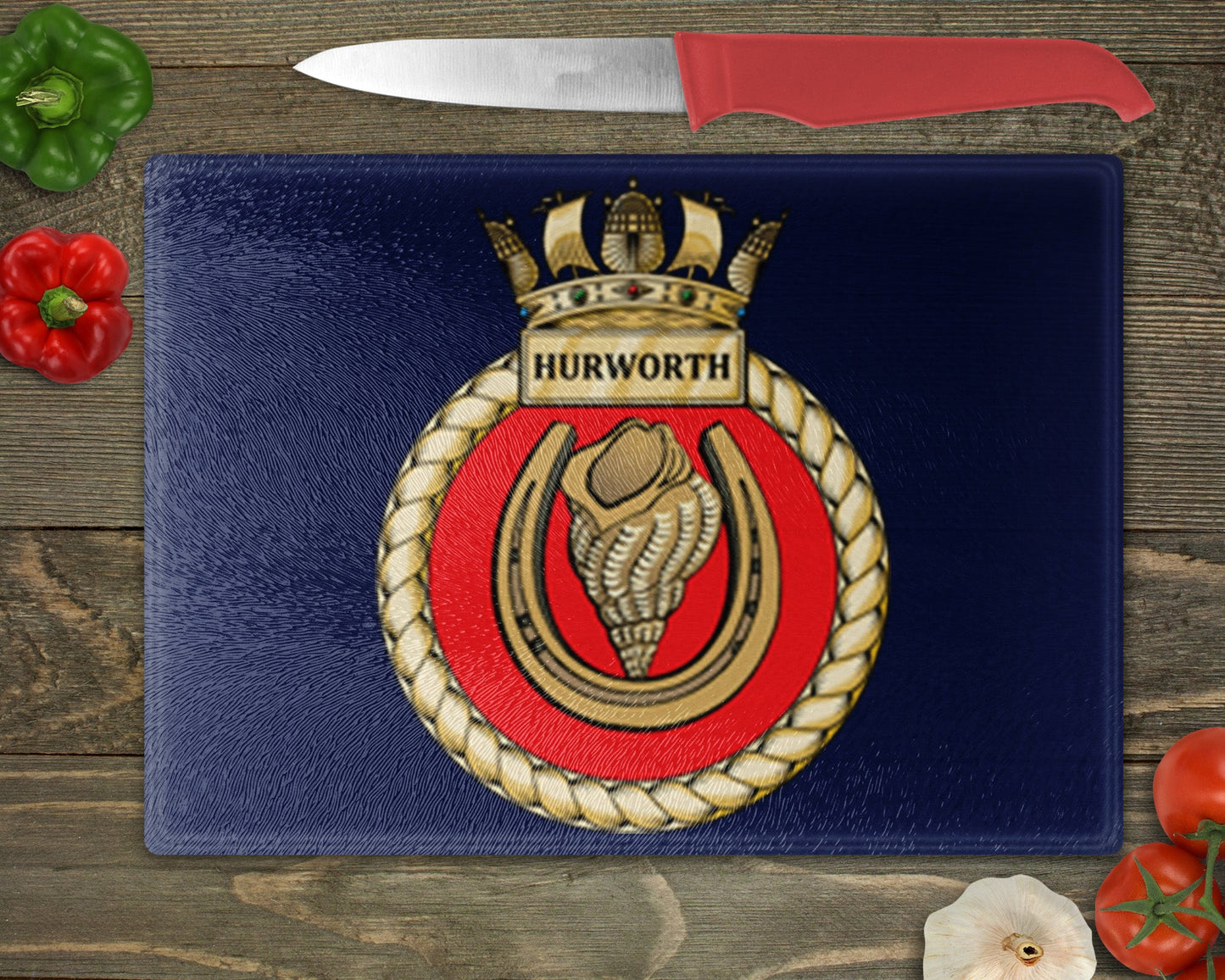 HMS Hurworth - Cutting Board