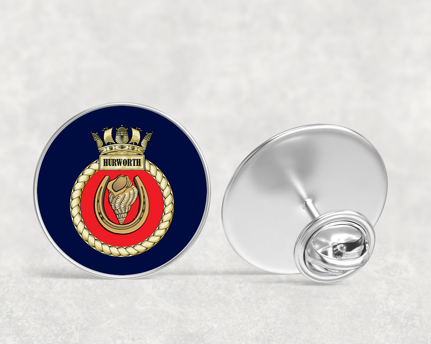 HMS Hurworth - Lapel Pin