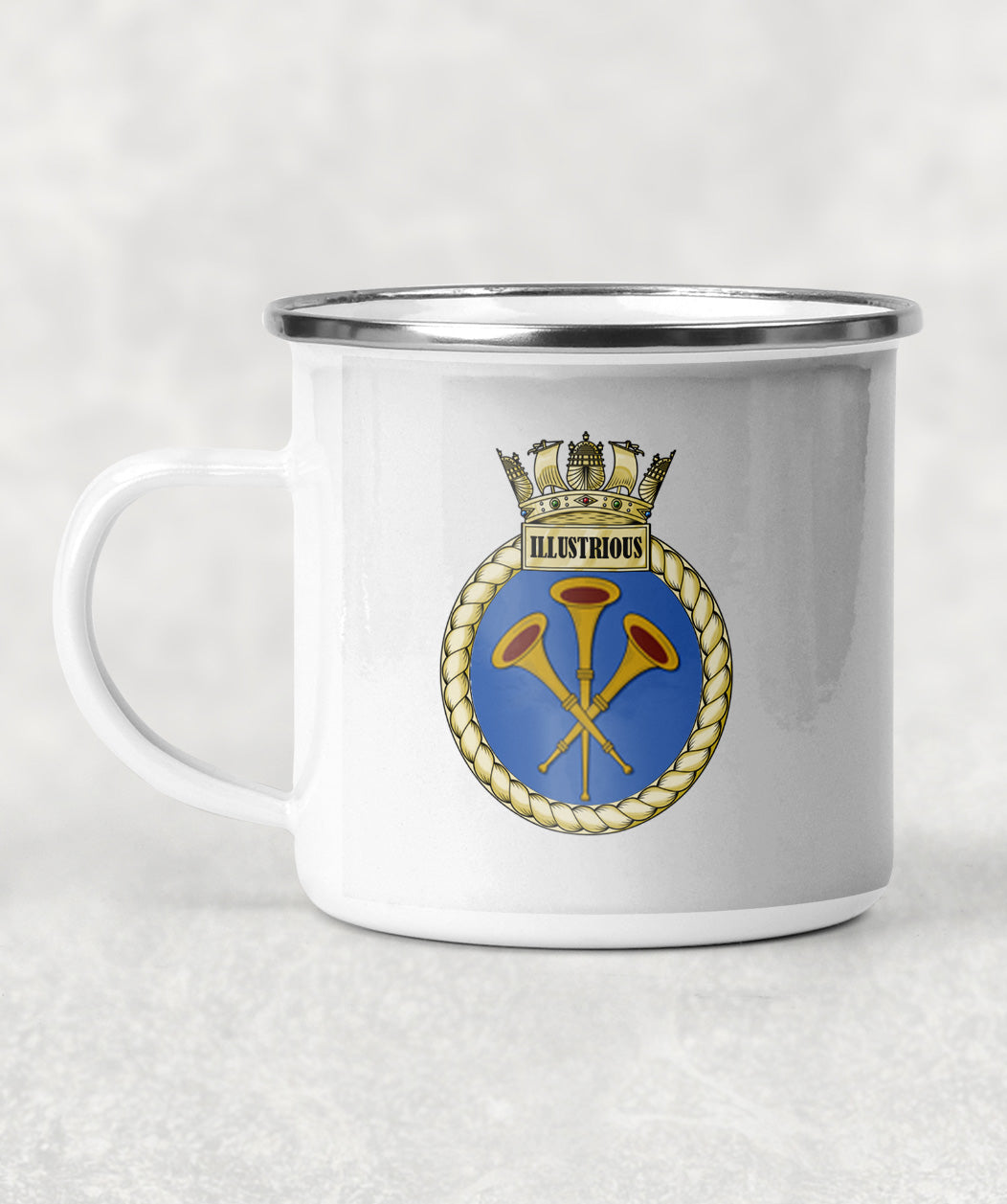 HMS Illustrious - Enamel Mug
