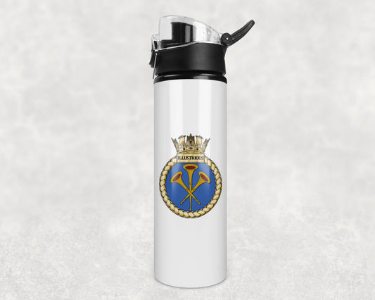 HMS Illustrious - Flip Top Water Bottle