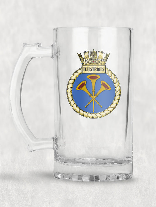 HMS Illustrious - Tankard/Beer Mug/Stein