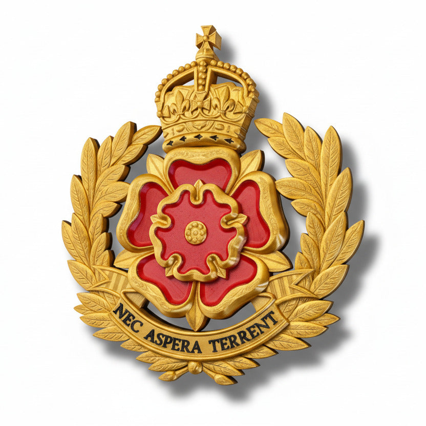 Duke of Lancaster's Regiment King's Crown Cap Badge