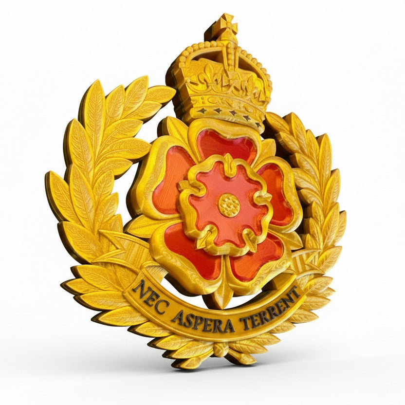 Duke of Lancaster's Regiment King's Crown Cap Badge