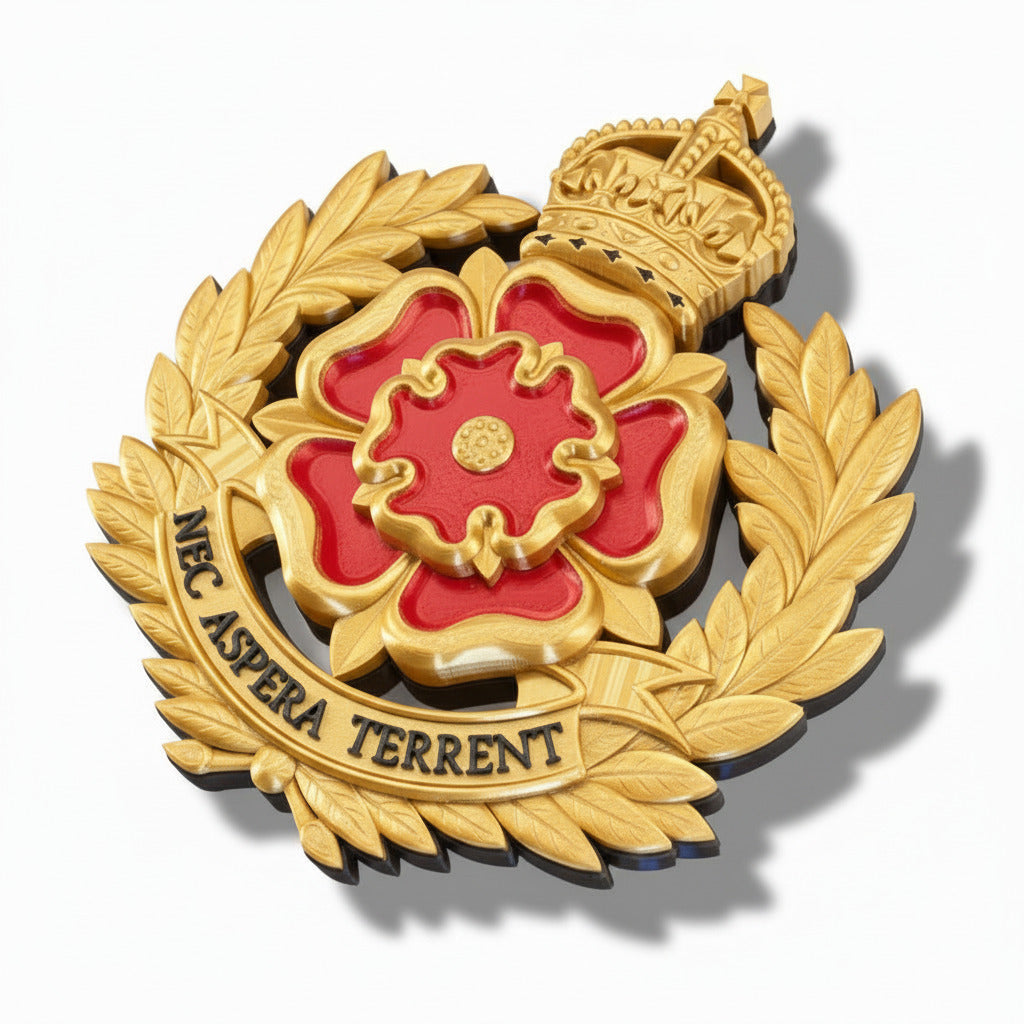 Duke of Lancaster's Regiment King's Crown Cap Badge