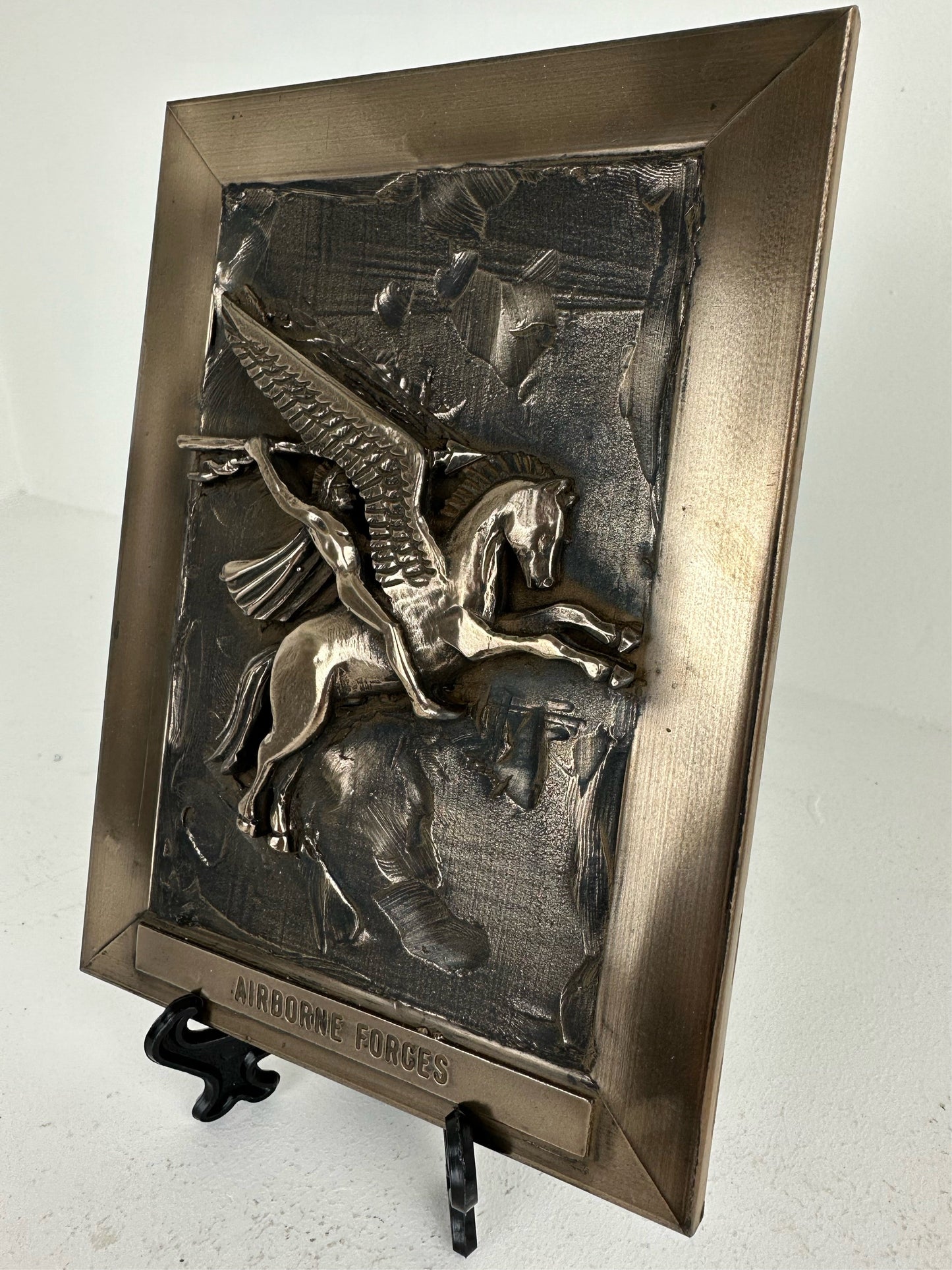 Airborne Forces Cold Cast Bronze Military Wall Plaque | Handmade in England