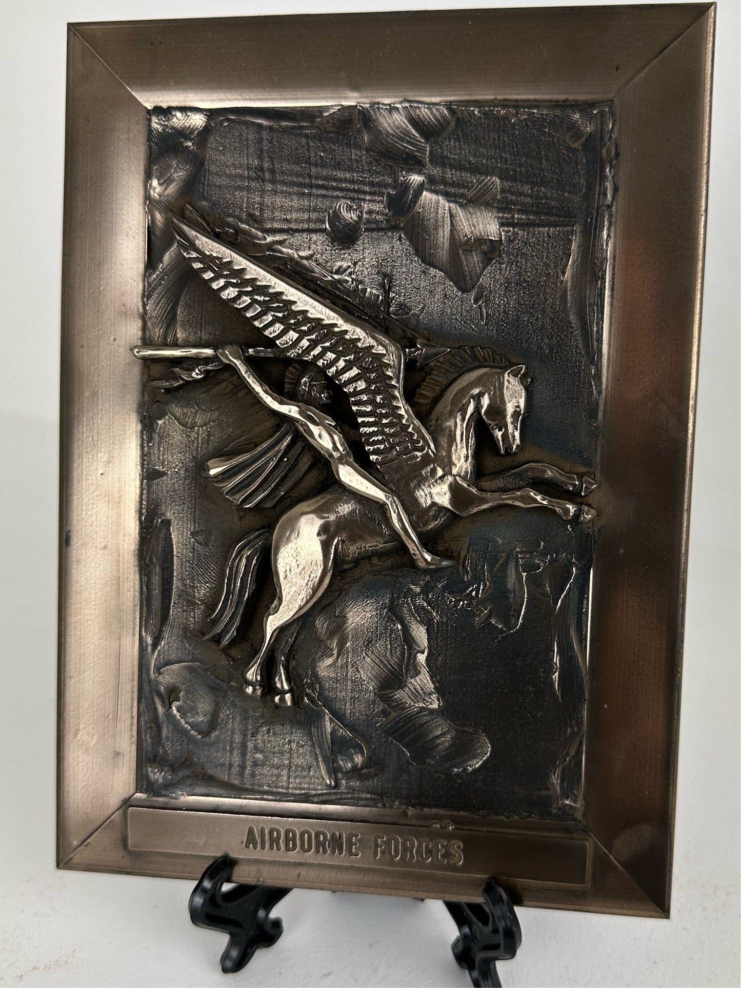 Airborne Forces Cold Cast Bronze Military Wall Plaque | Handmade in England