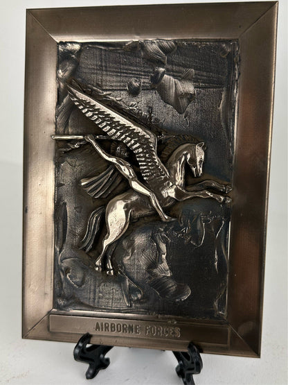 Airborne Forces Cold Cast Bronze Military Wall Plaque | Handmade in England