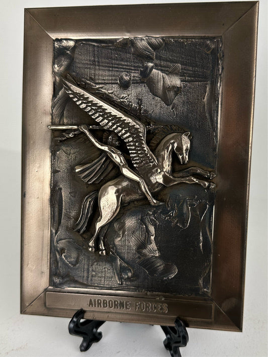 Airborne Forces Cold Cast Bronze Military Wall Plaque | Handmade in England