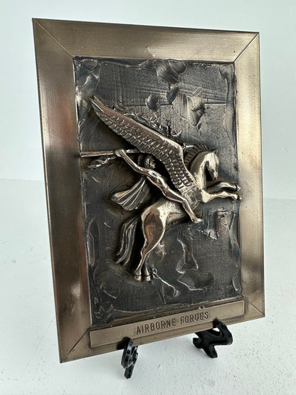 Airborne Forces Cold Cast Bronze Military Wall Plaque | Handmade in England
