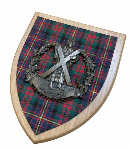 Queen’s Own Cameron Highlanders Military Wall Plaque