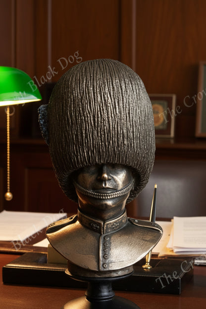 Irish Guards Bust, Cold Cast Bronze Military Statue
