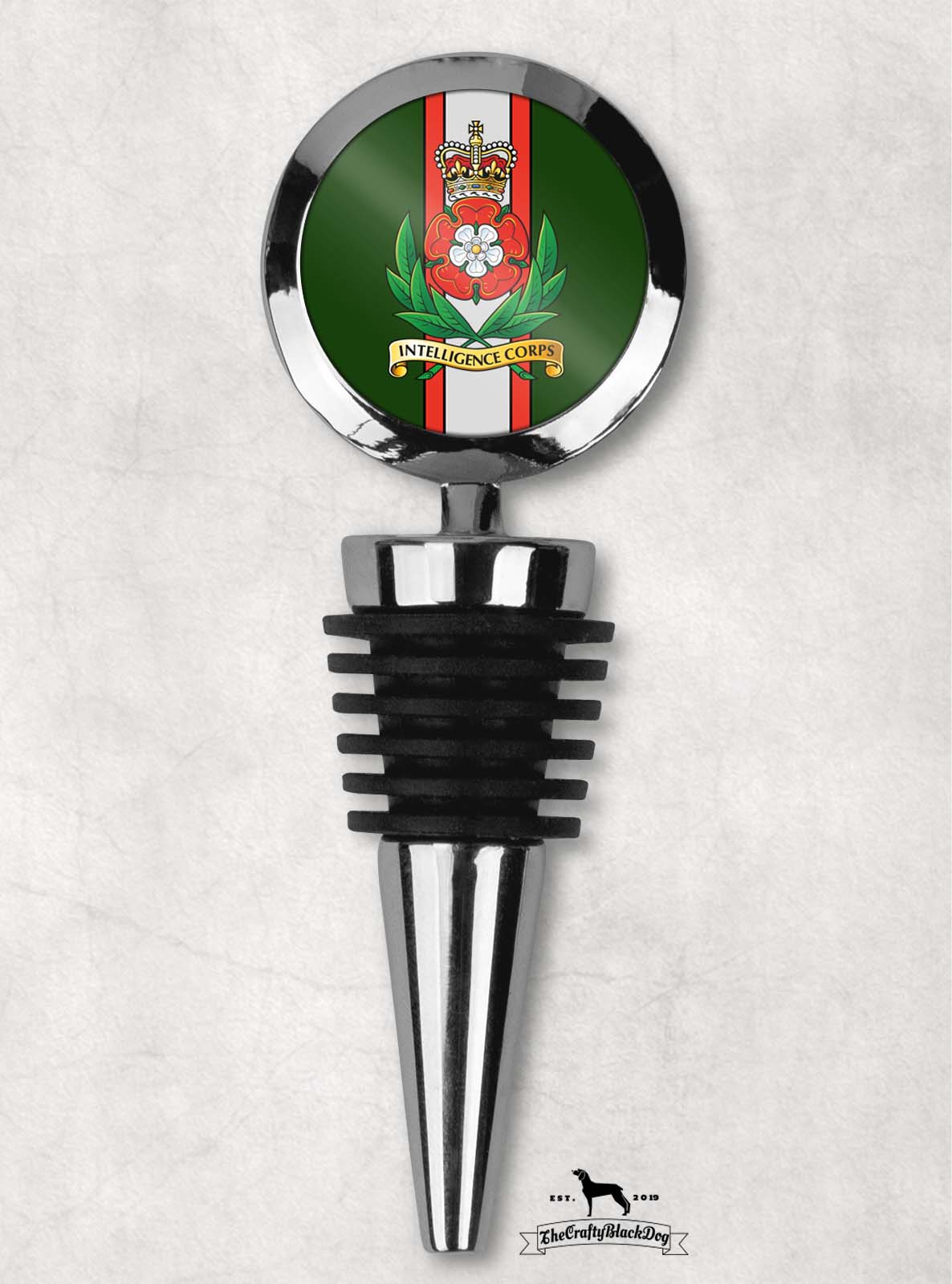 Intelligence Corps - Wine Bottle Stopper