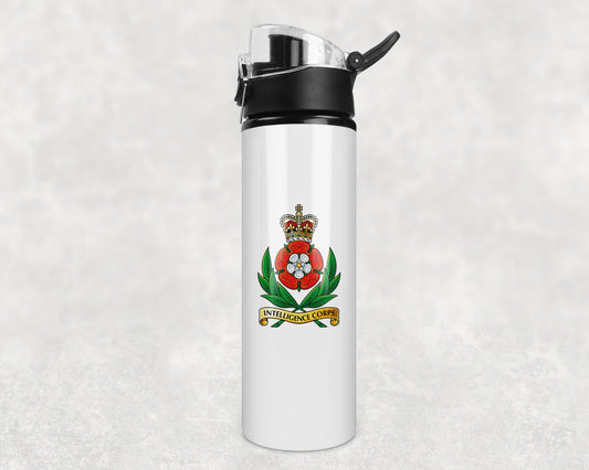 Intelligence Corps Cap Badge - Flip Top Water Bottle