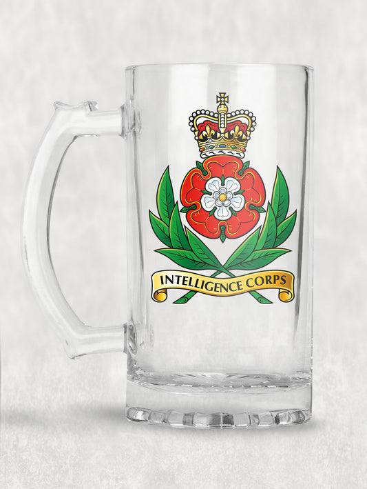 Intelligence Corps Cap Badge - Tankard/Beer Mug/Stein