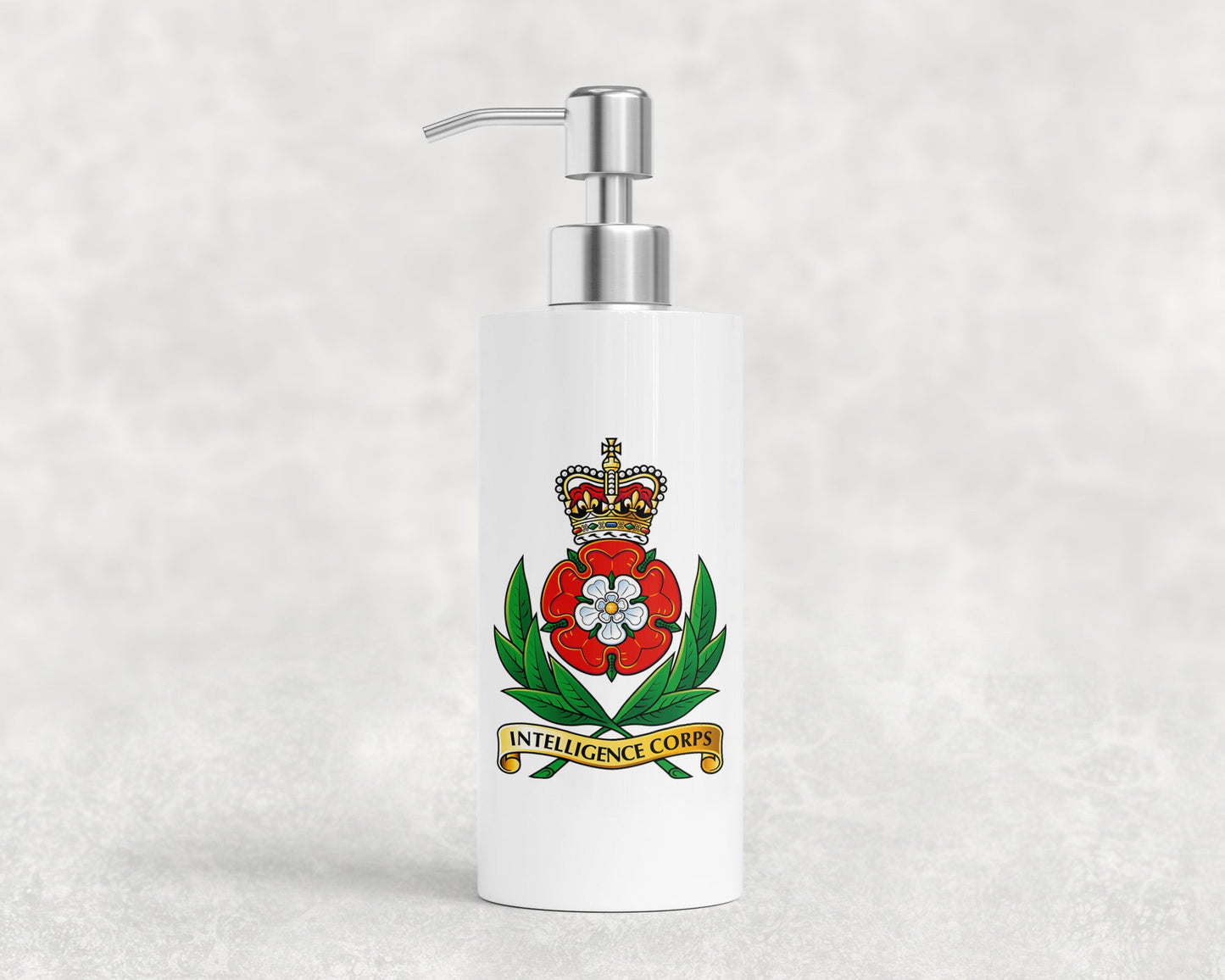 Intelligence Corps Cap Badge - Toothbrush Holder and Soap Dispenser