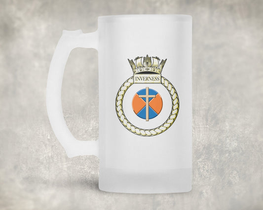HMS Inverness - Frosted Stein/Tankard/Beer Mug - Frosted Stein/Tankard/Beer Mug