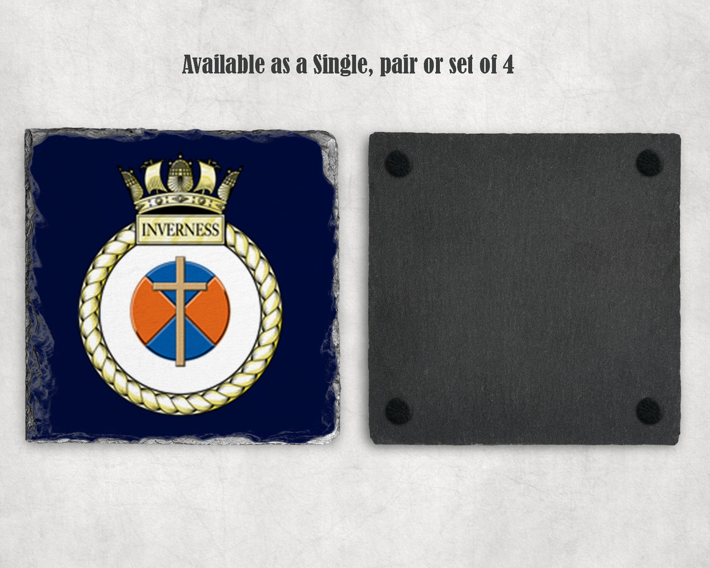 HMS Inverness - Slate Coaster