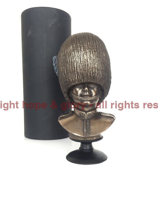 Irish Guards Bust Cold Cast Bronze Military Statue Sculpture