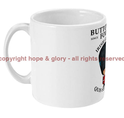 Irish Guards Buttons in Fours Ceramic Mug