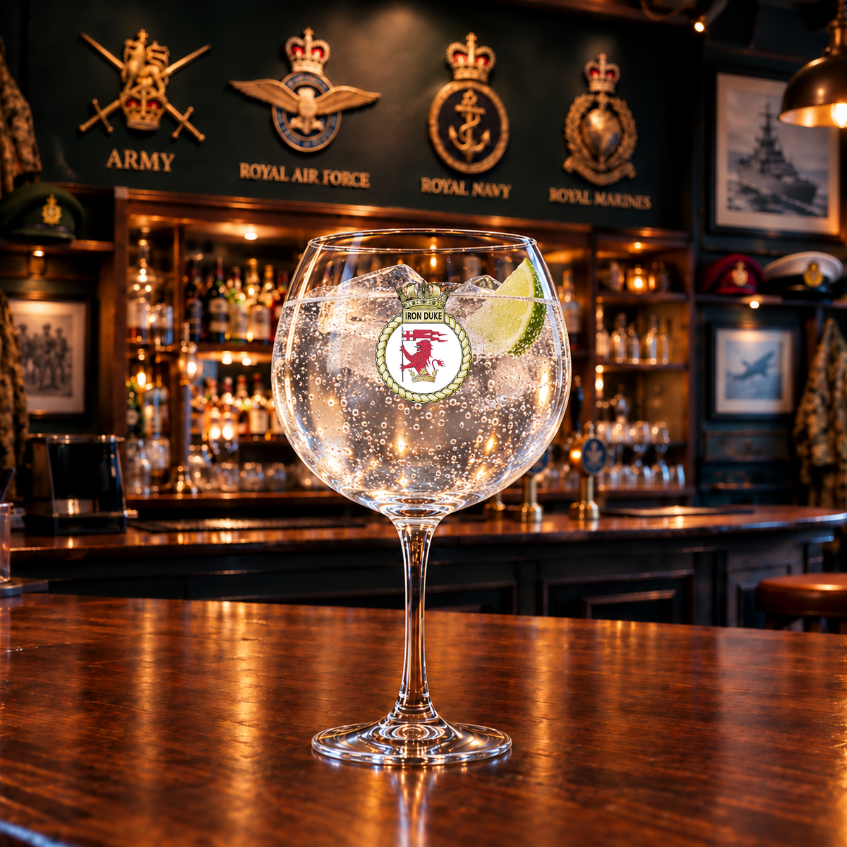 HMS Iron Duke - Gin Glass | The Crafty Black Dog