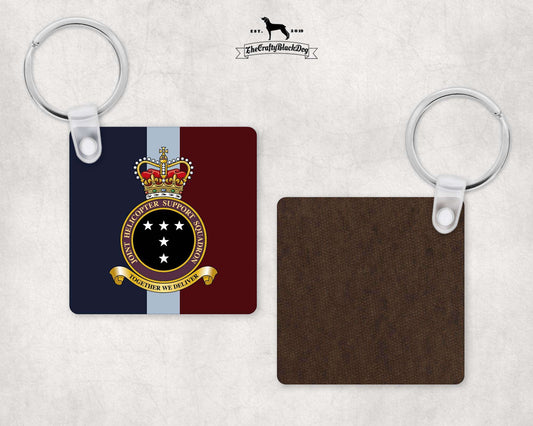 Joint Helicopter Support Squadron RAF - Square Key Ring