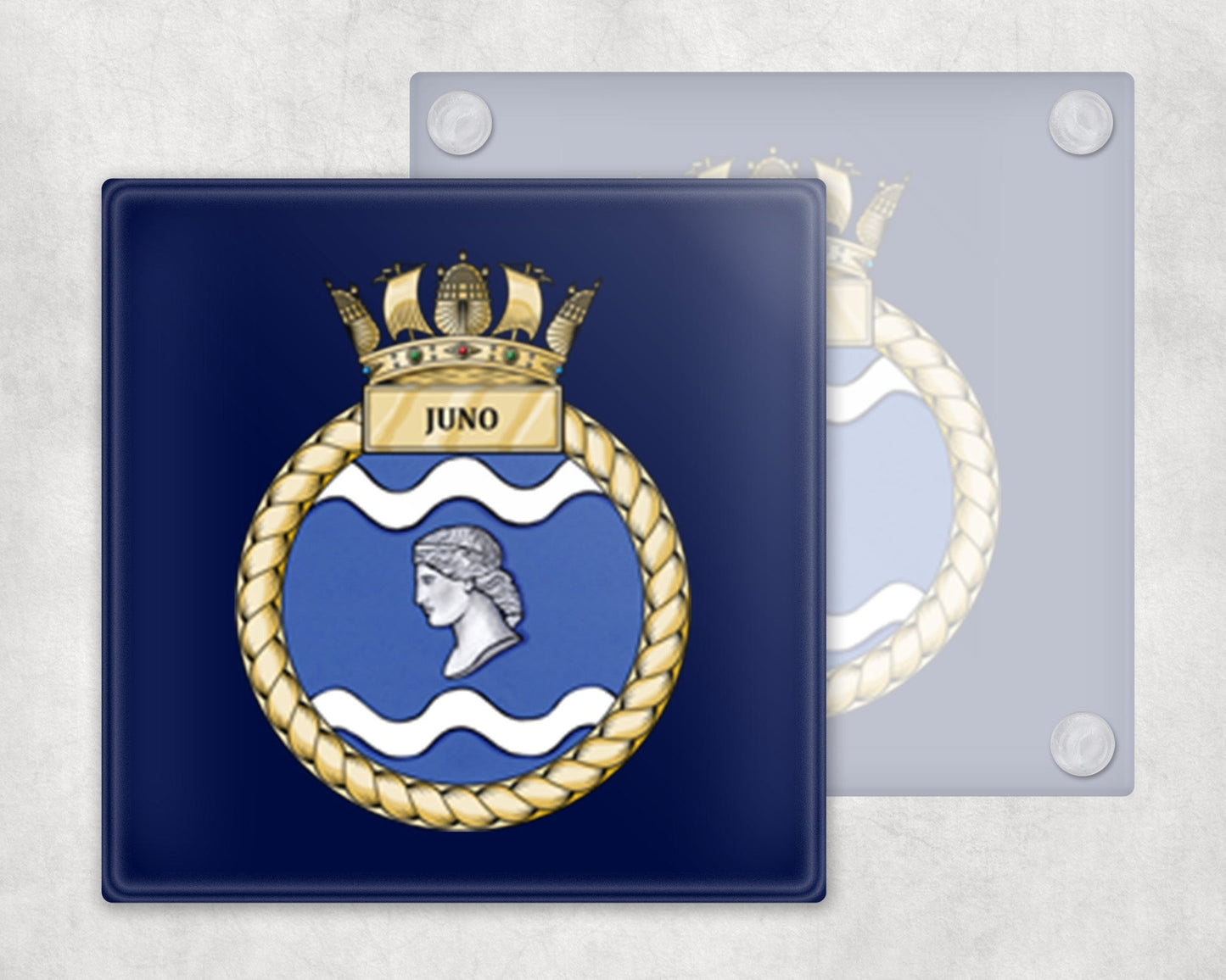 HMS Juno - Glass Coaster