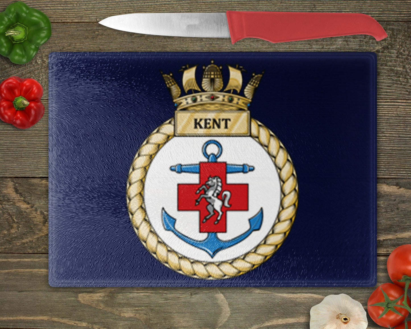 HMS Kent - Cutting Board