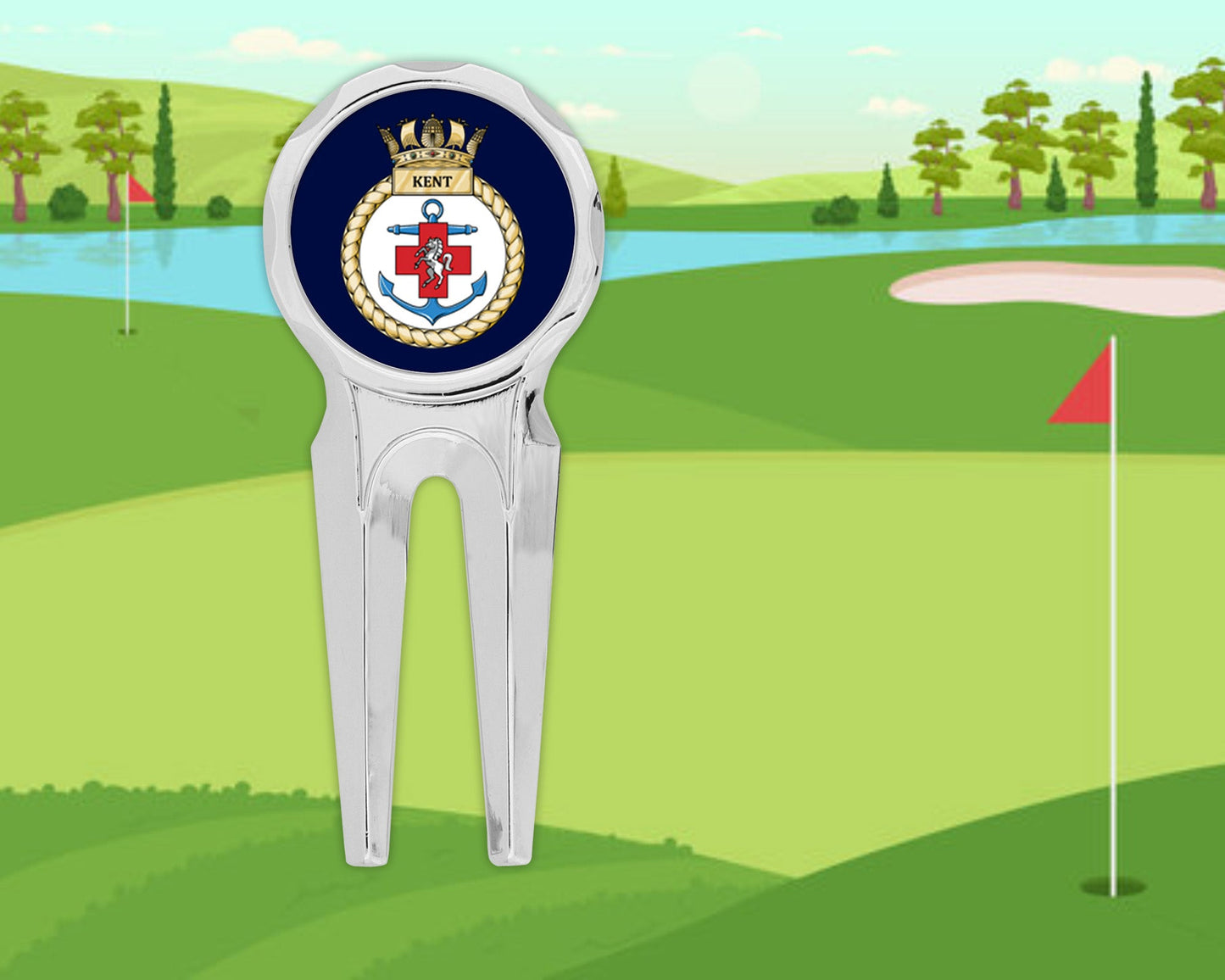 HMS Kent - Golf Divot Repair Tool
