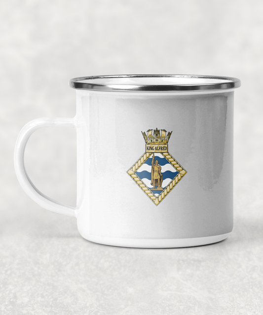 HMS King Alfred - Enamel Mug