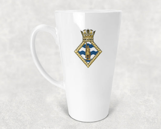 HMS King Alfred - Latte Mug 17oz