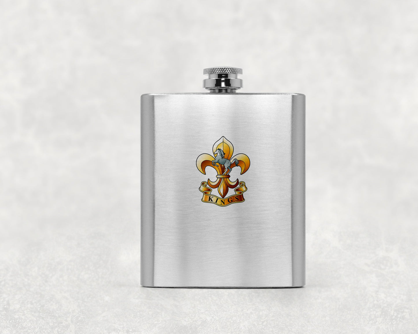 Kings Regiment - Hip Flask