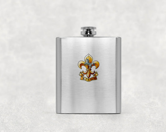Kings Regiment - Hip Flask