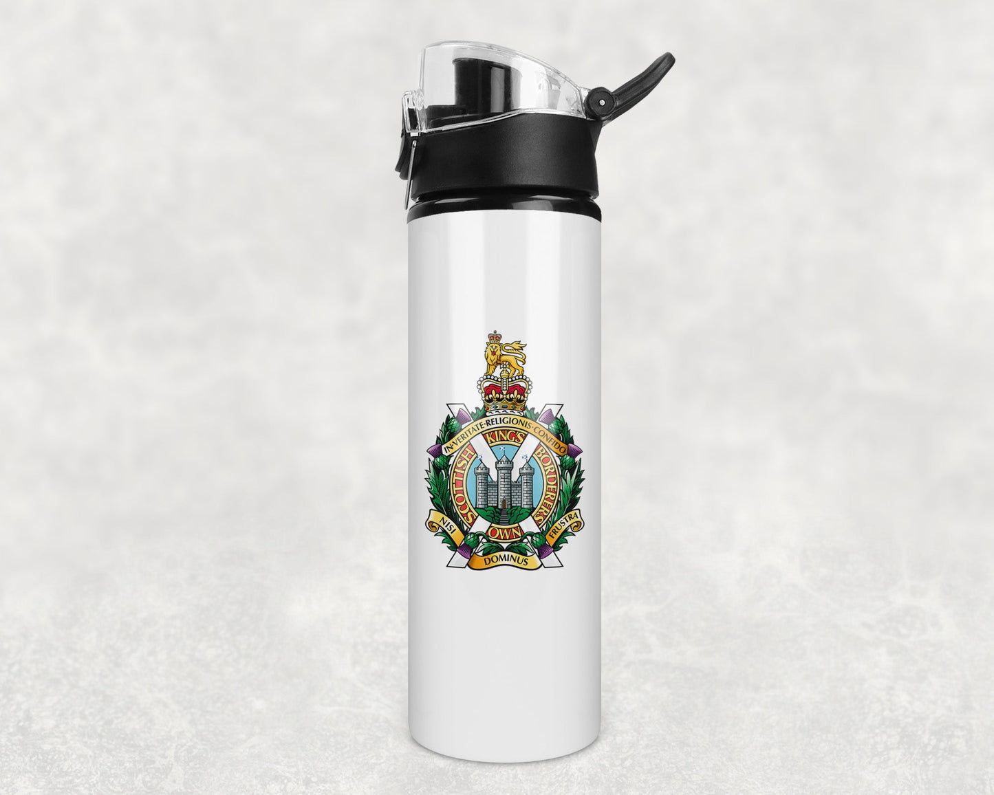 King's Own Scottish Borderers - Flip Top Water Bottle