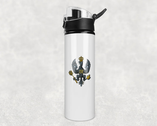 King's Royal Hussars - Flip Top Water Bottle