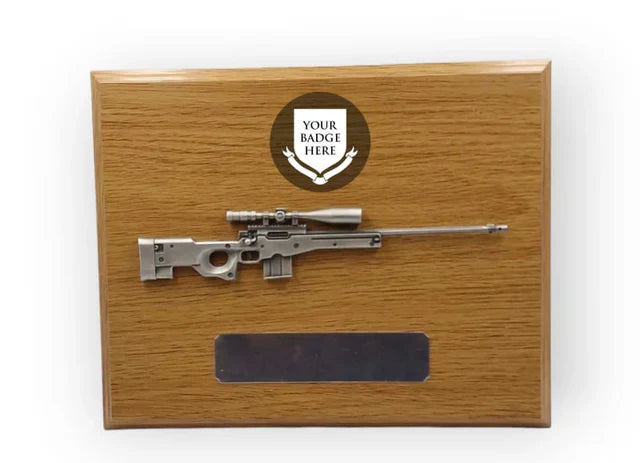 L115A3 Large Wooden Sniper Plaque