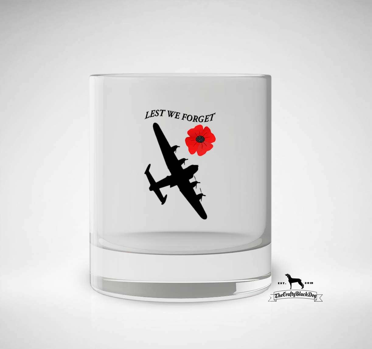 Lest We Forget - Lancaster - Whiskey/Spirit Glass